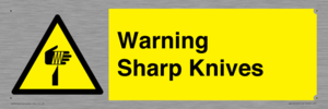 Warning Sharp Knives